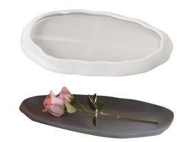 Bandeja ovalada irregular redondeada 